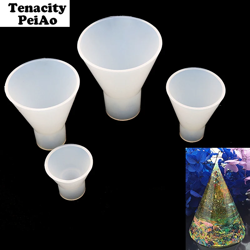 Силиконовая форма сделай сам формы для уф смолы подвесок конической ожерелий