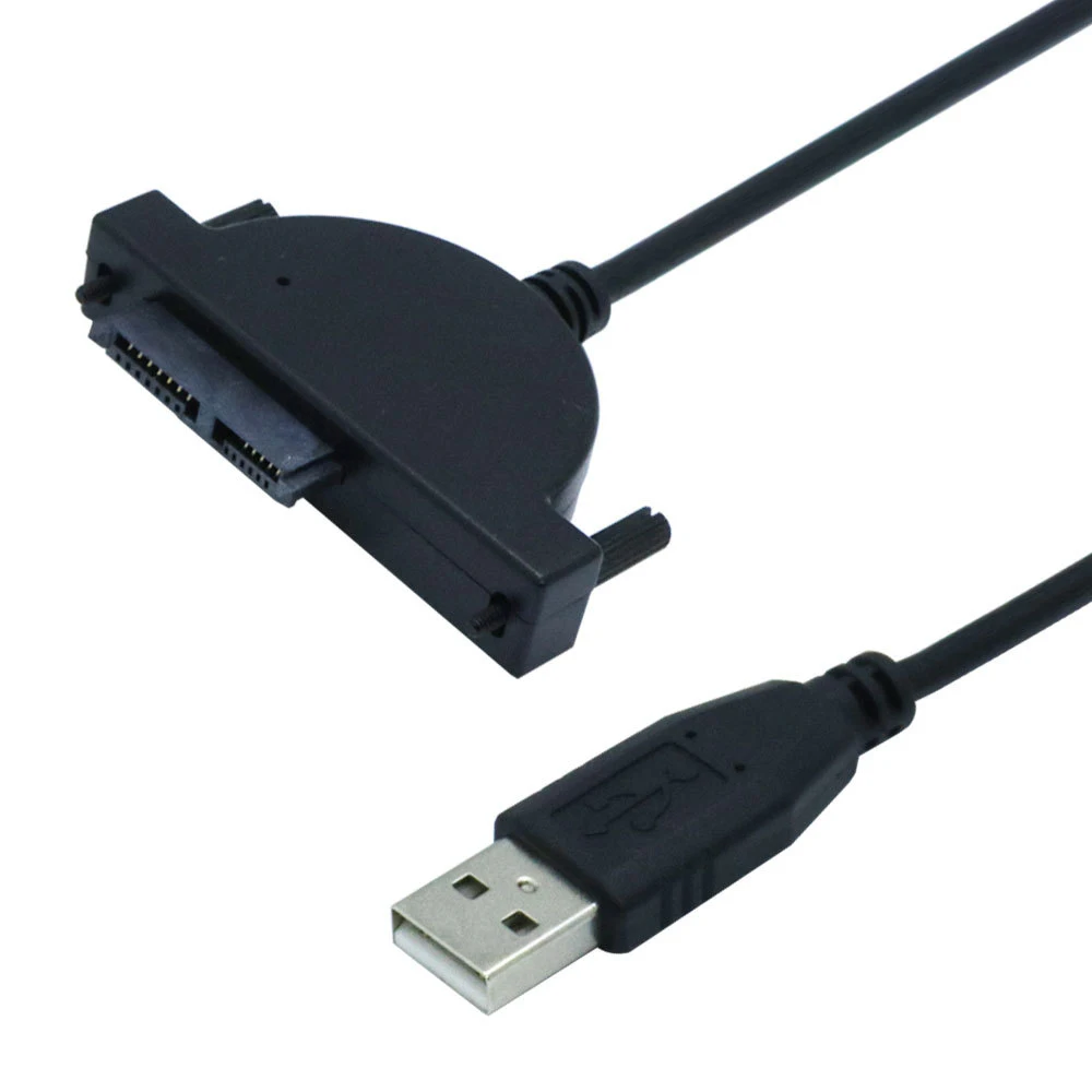 USB 2 0 к Mini Sata II 7 + 6 13-контактный адаптер конвертер винты для кабеля устойчивый