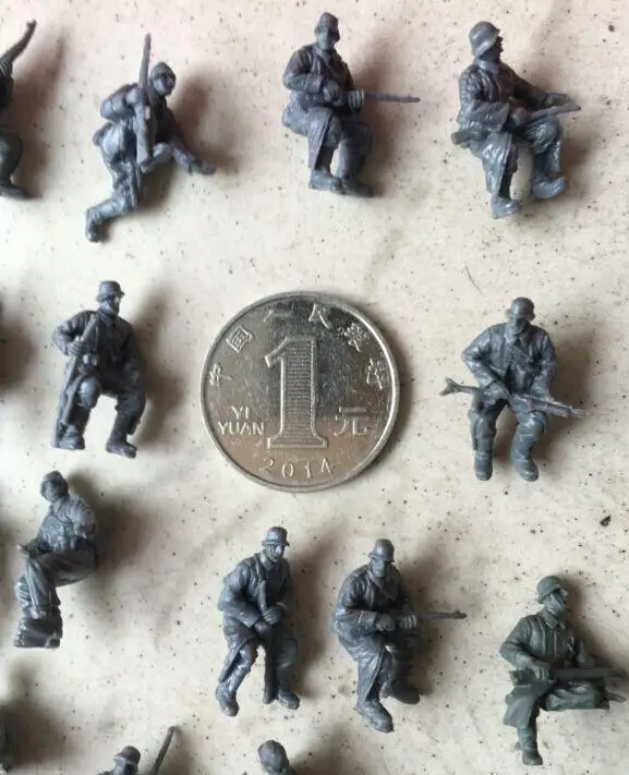 WWII German пехотный Танк всадников WinterSet 2 1/72 Солдат Цифры комплект Цезарь |