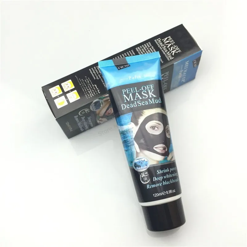 Дамы глубокое очищение лица Мертвого моря грязи черная маска сокращения пор