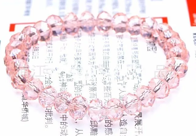 8 мм браслеты с бусинами из кристаллов и Браслеты эластичные Bijoux Браслеты с подвесками браслеты для женщин модные ювелирные изделия