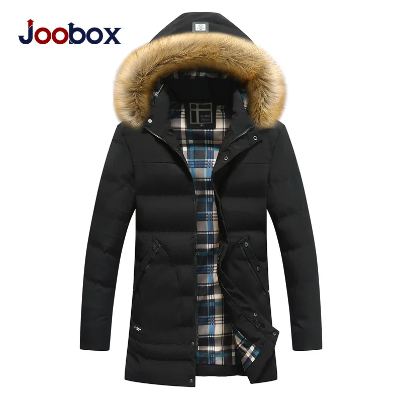 JOOBOX 2018 зимние куртки Мужская теплая Повседневная Толстая приталенная одежда