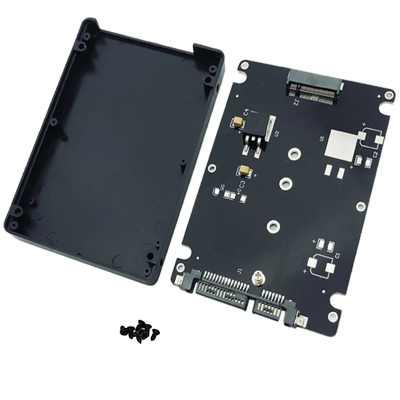 Черный Btbcoin расширительные платы SATA M.2 адаптер NGFF M.2 SATA адаптер M.2 ssd-адаптер 2," SATA B Ключ поддержки 2230 2242 2260 2280 M2 SSD - Цвет: Черный