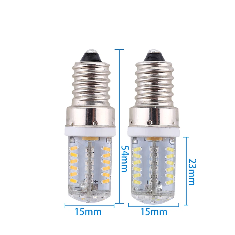 Joneaz 4x ampoule led e14 bulbs lamp Ac Dc 12 volt 5w silicone corn light 3014 57 leds candle Chandelier Crystal Ceiling lamps | Лампы и
