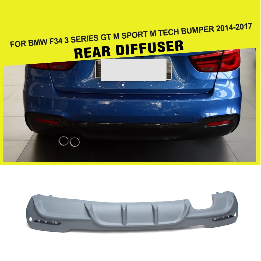 Стильный Автомобильный задний спойлер для BMW 3 серии F34 GT M Sport Tech бампер 2013UP|diffuser
