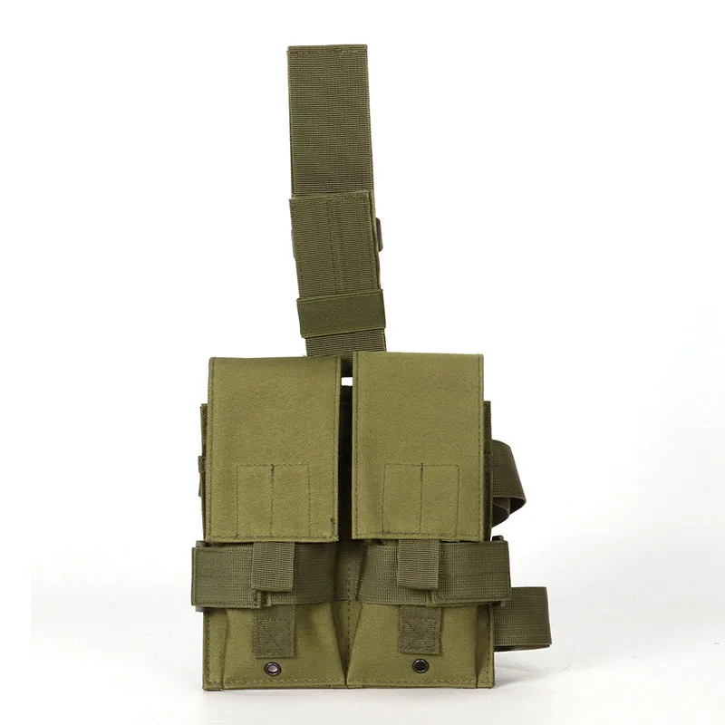 CQC M4 5,56 мм тактический Molle двойной пистолет маг сумка страйкбол Пейнтбол падение ноги панель Утилита кобура Охота Mag сумка