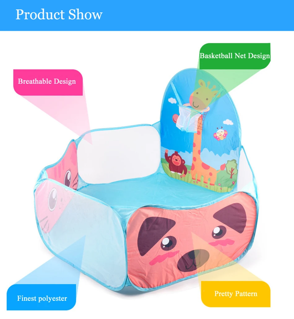 Складная смешно Для детей играть палатка океан пул Bobo шариками дети playhouse