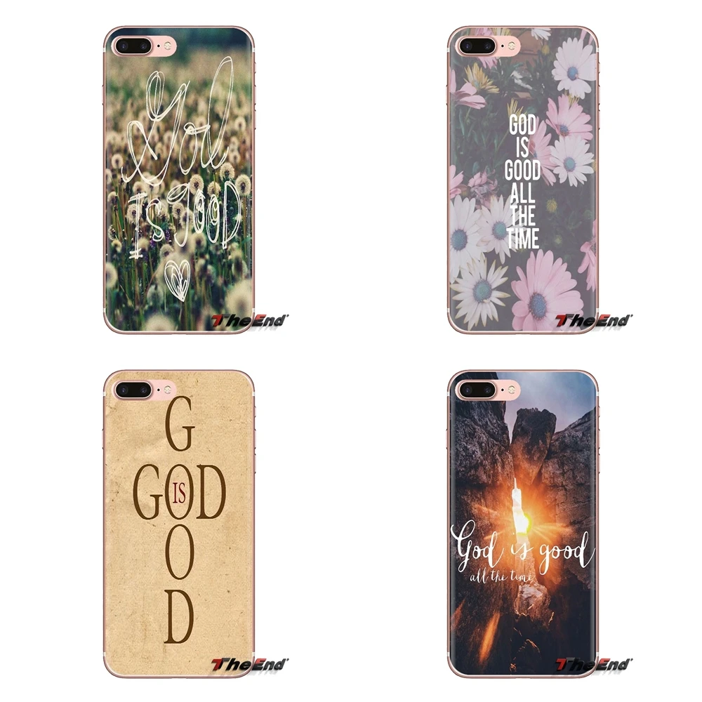 Для Samsung Galaxy S3 S4 S5 Mini S6 S7 Edge S8 S9 S10 Plus Note 3 4 5 8 9 Мягкие прозрачные чехлы God Is Good все