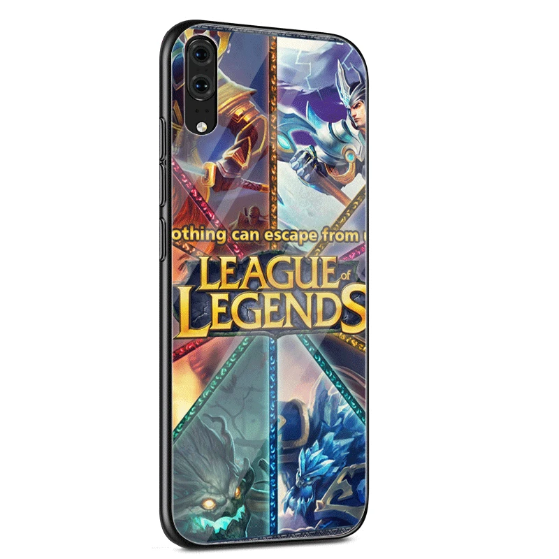 Стеклянный чехол из ТПУ League Of Legends для Huawei P30 P10 P20 P Smart Mate 10 20 Lite Pro Y6 Y9 Honor 7A
