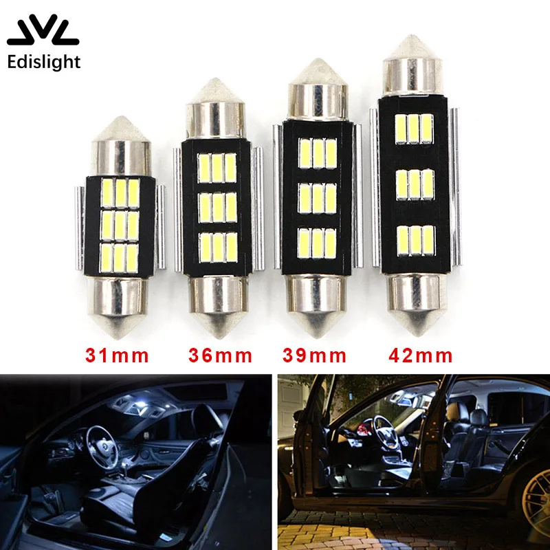 Светодиодная гирлянда Canbus без ошибок 31/36/39/42 мм 4014 SMD C5W/C10W 2 шт.|Сигнальная лампа| |