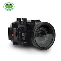 for canon camera eos m6 waterproof housing case underwater 40m photography impermeable protective case 67mm lens port interface