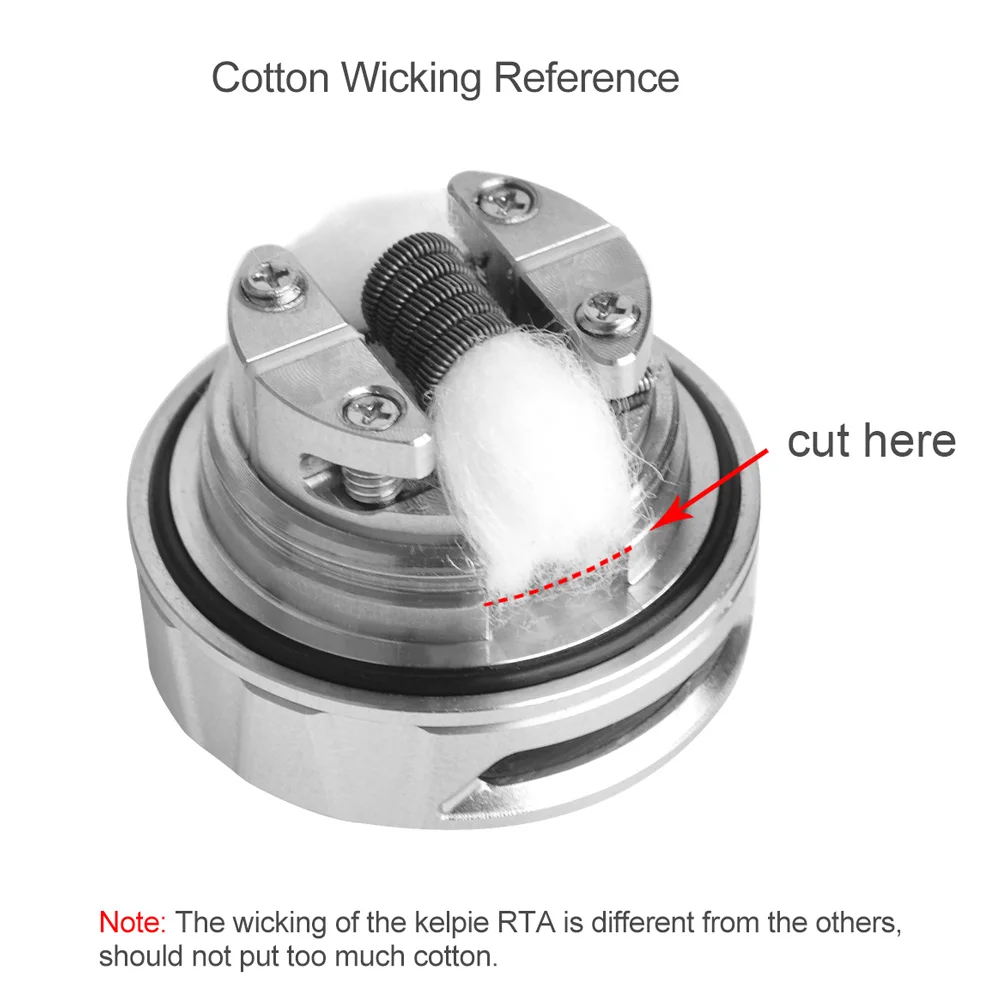 Новейший резервуар для вейпа Ehpro Kelpie RTA 2 мл/3 5 мл емкость с двойным постом сборки и