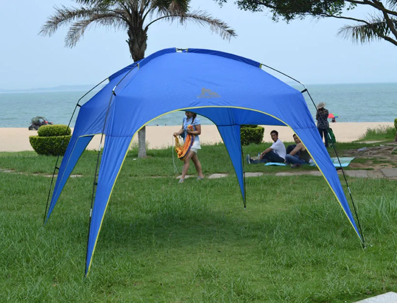 

2015 new style high quality super size 300*300*215CM 5-8 person beach tent sun shelter