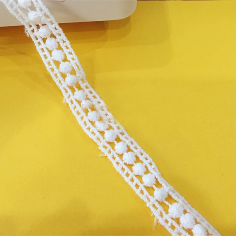 20 yard 1.3cm 0.51" wide ivory cotton embroidery lace trim ribbon 1019150L4K778
20 yard 1.3cm 0.51" wide ivory cotton embroidery lace trim ribbon 1019150L4K778