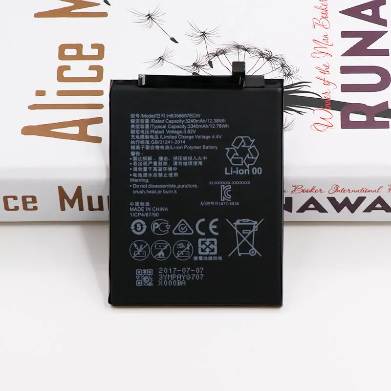 JRZ для Huawei Nova 2 plus HB356687ECW Аккумулятор телефона Nova2 3340 мАч аккумулятор смартфона с