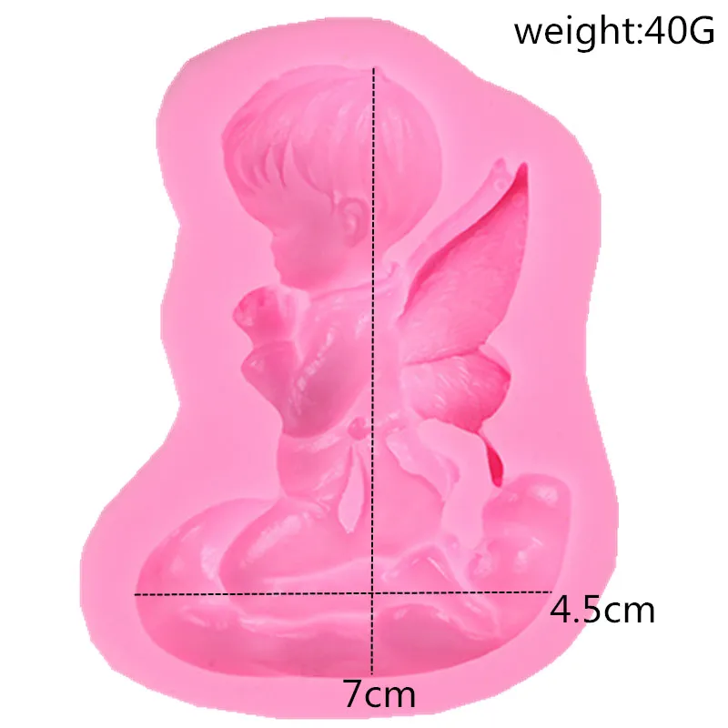 Милый ангел силиконовые формы кекс инструменты для украшения тортов из мастики