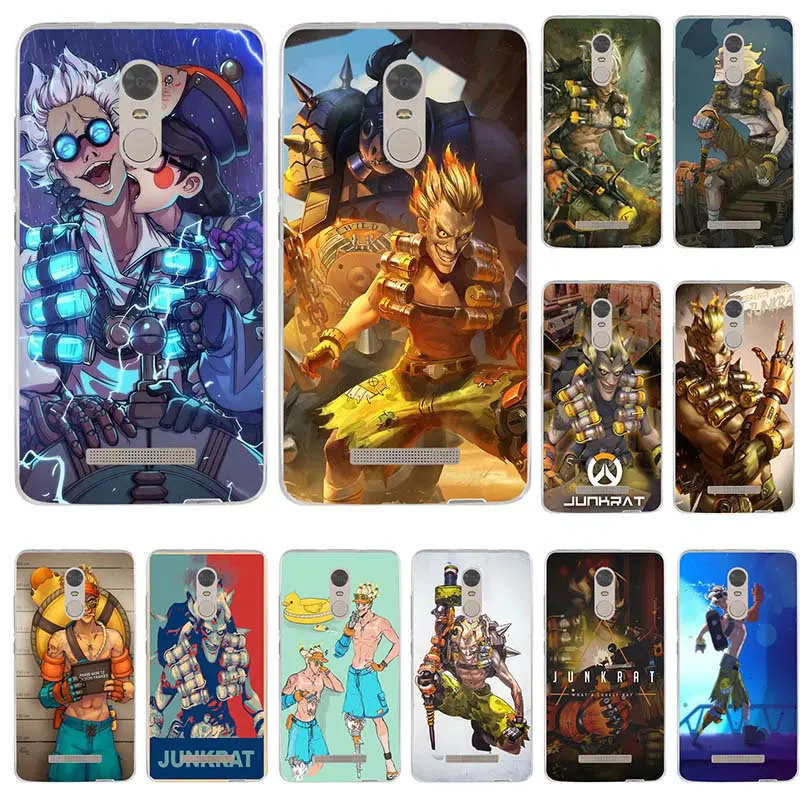 Мягкий чехол из ТПУ для мобильного телефона Xiaomi Redmi Mi Note 2 3 S 4X 4A 5 6 5S 5A 8 A1 Pro Plus Junkrat