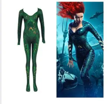 Costumes Костюмы для косплея для девочек Женщины zentai зеленые комбинезоны боди костюм - Цвет: Costumes