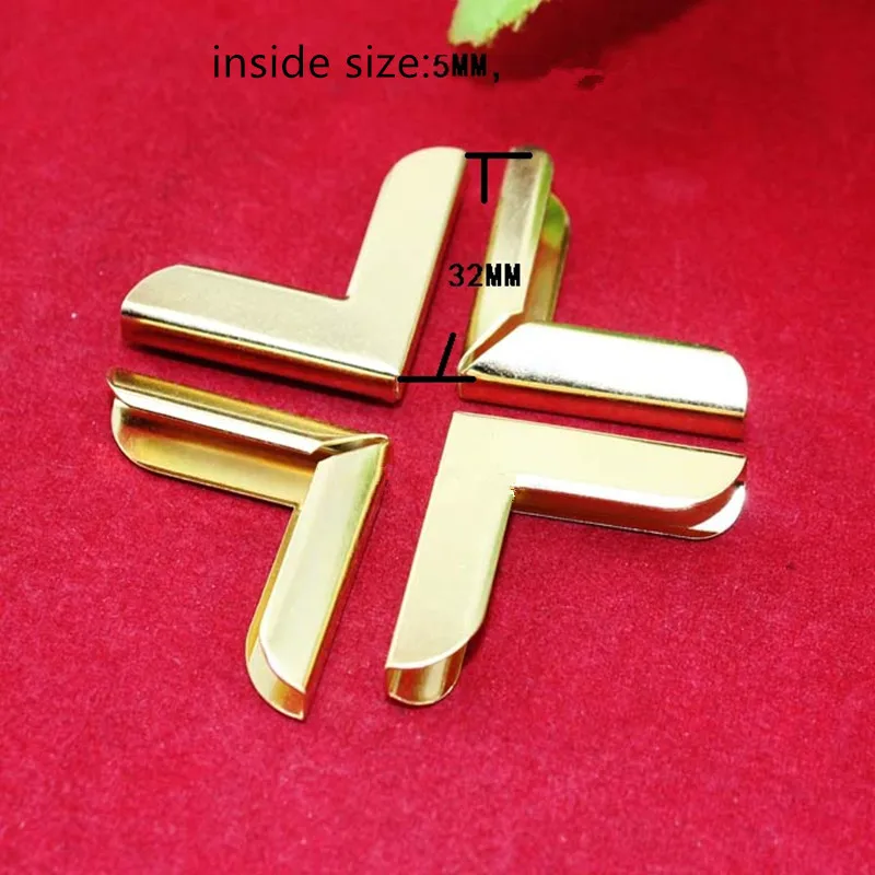 Желтый/Золотой Цвет книга Скрапбукинг Альбомы меню Угловые протекторы