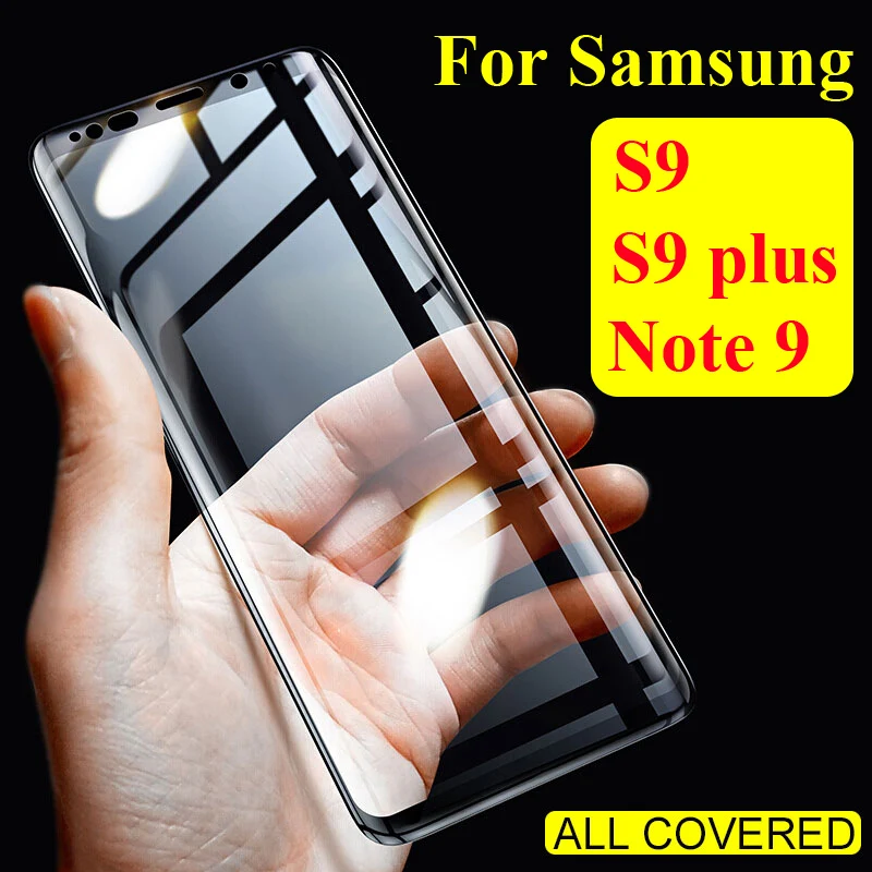 Защитное стекло S9Plus Note9 для samsung s9 plus note 9 Защитная пленка экрана samsun 3d изогнутая