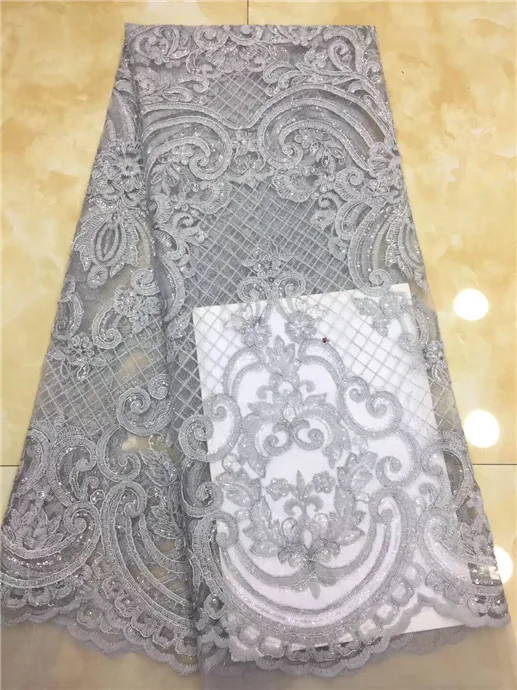 African Handcut Lace organza Fabric with sequins Latest French fabric Pink white blue(XZS-4-19 | Дом и сад