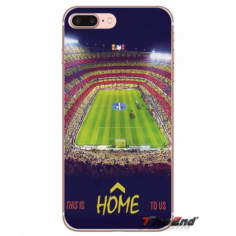 Barcelona Spain Estadio Camp Nou Soft Case For Sony Xperia M2 M4 M5 E3 T3 XA Aqua Z Z1 Z2 Z3 Z5 compact LG G4 G5 G3 G2 Mini | Мобильные