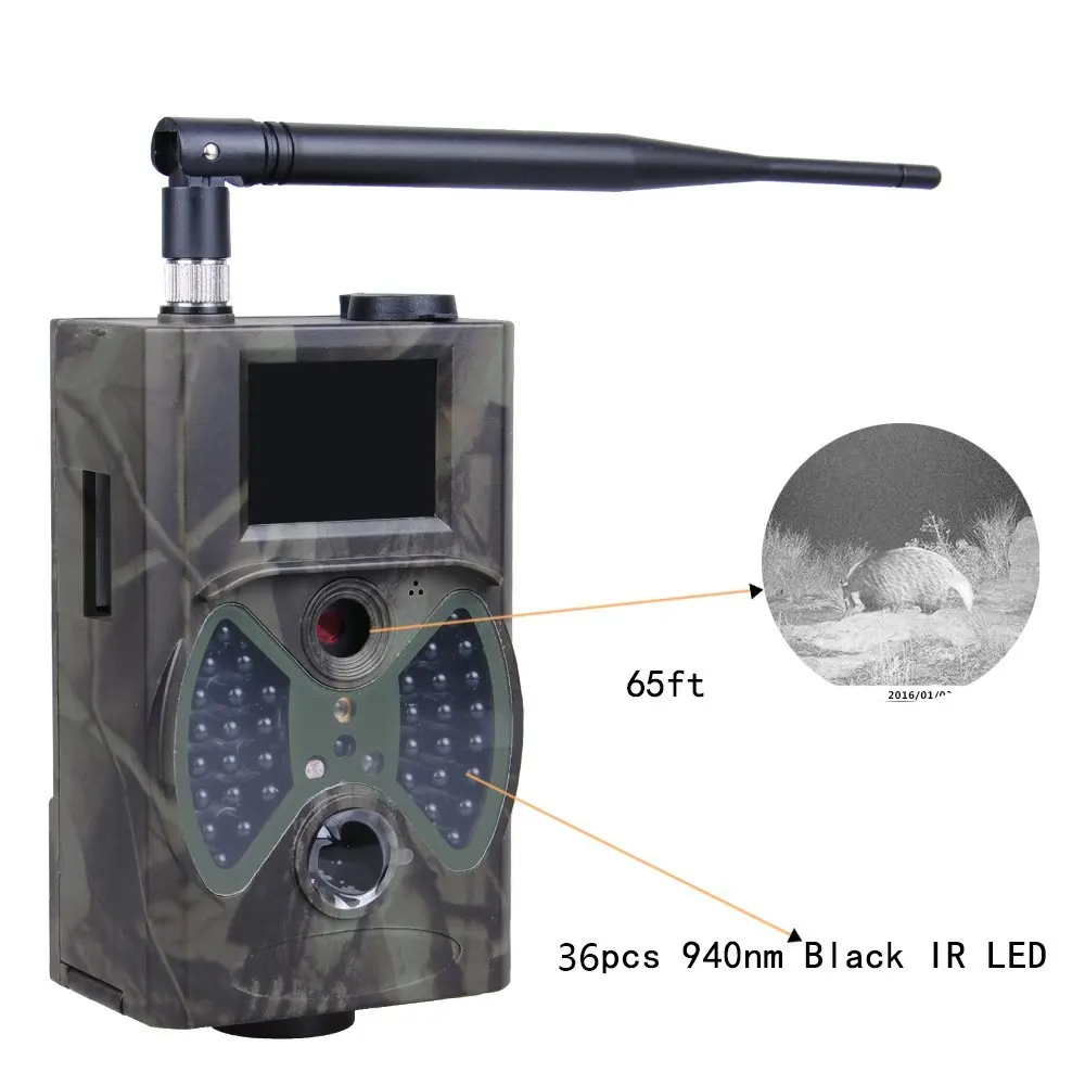 Охотничья камера MMS GPRS электронная почта инфракрасная камера GSM HC350M GPRS 16MP 1080P HC300M ночное видение для животных фото ловушки