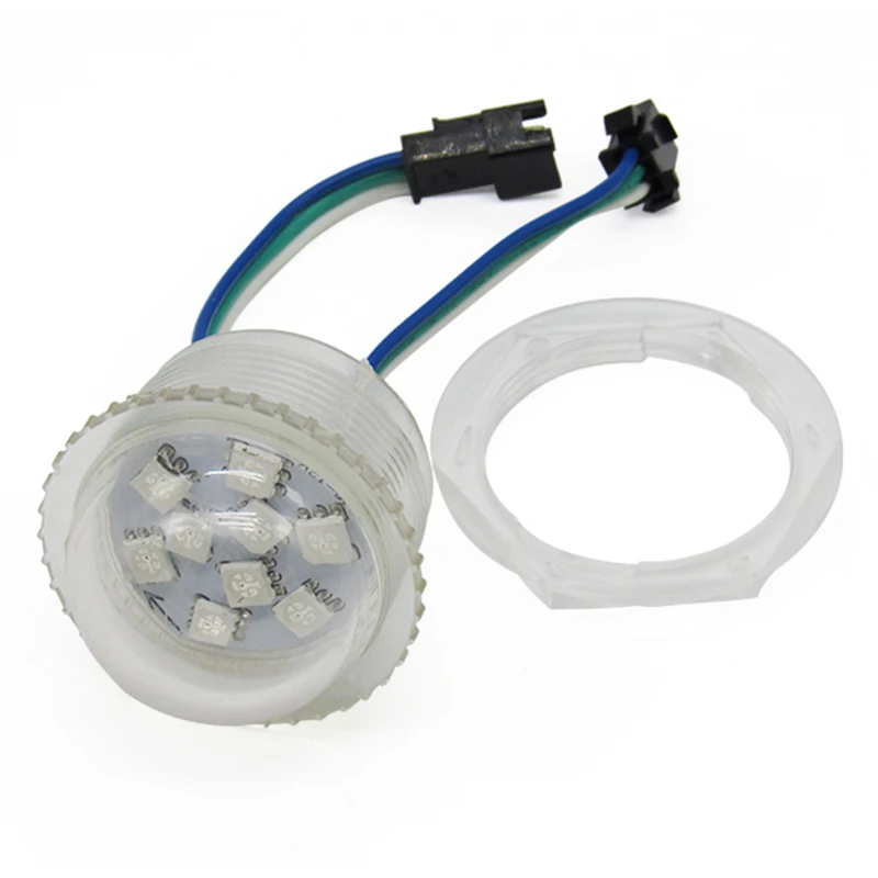 36 мм 9 светодиодный s UCS1903 пикселей светодиодный модуль rgb свет, Адресуемых smd 5050 rgb светодиодный модуль 12 v лайтбокс лампы, DC12V вход переменного тока, Водонепроницаемый IP67