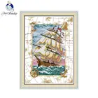 Joy Sunday в живописном стиле, океанический Вояж, простые узоры для вышивки крестом, рабочие наборы для домашнего орнамента