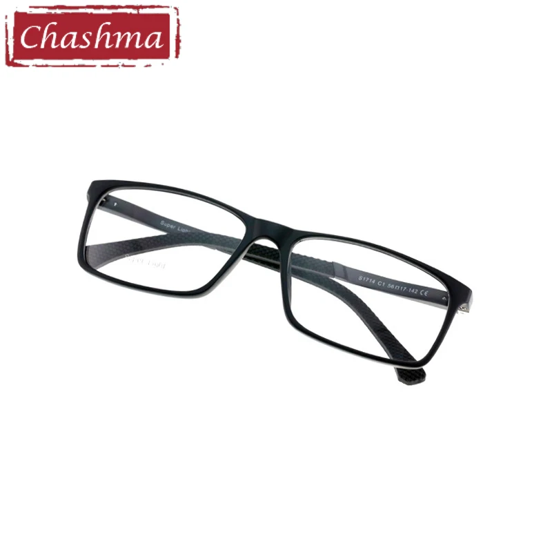 Бренд Chashma, оправы для очков для мужчин, большие очки, мужские широкие оптические очки TR 90 светильник, оправа для оптических очков, для офиса