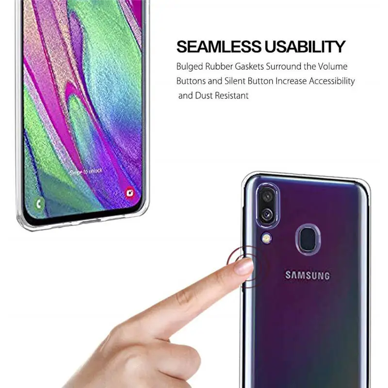 Чехол для Samsung Galaxy A40 5 9 дюйма силиконовый мягкий чехол из ТПУ телефона A 40 2019 A405 A405F