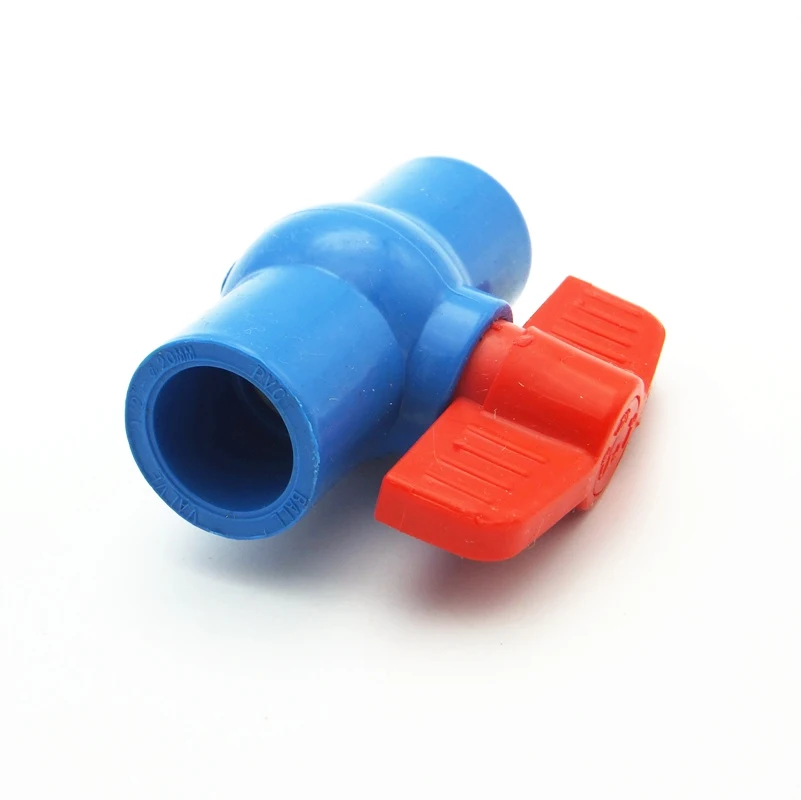 Шаровой кран из ПВХ с внутренним диаметром 25 мм переходник соединитель воды для