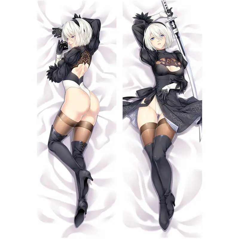 Наволочки YoRHa 2B 9S с аниме ниус: Automata наволочка для подушки сексуальное 3D