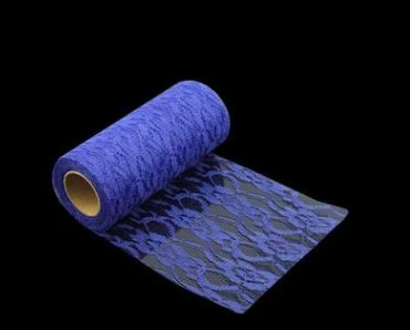 6 дюймов x 24 ярда винтажная рулон кружева Цветочная кружевная лента для мешковины