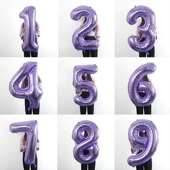 40Inch Big Foil Birthday Balloons Helium Number Balloon 0-9 Happy Birthday Wedding Party Decorations Shower Large Figures Globos 2