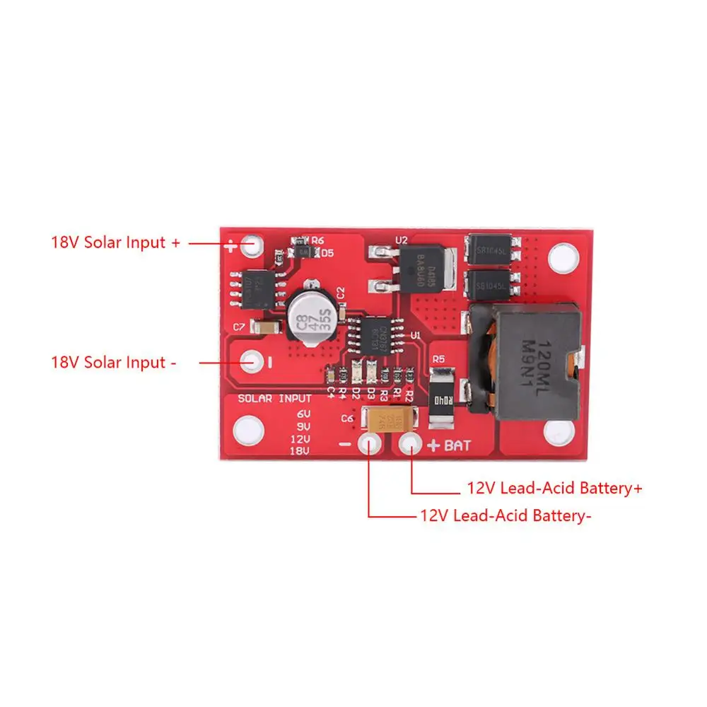 3A MPPT контроллер солнечной панели зарядный модуль для 12V свинцово-кислотного