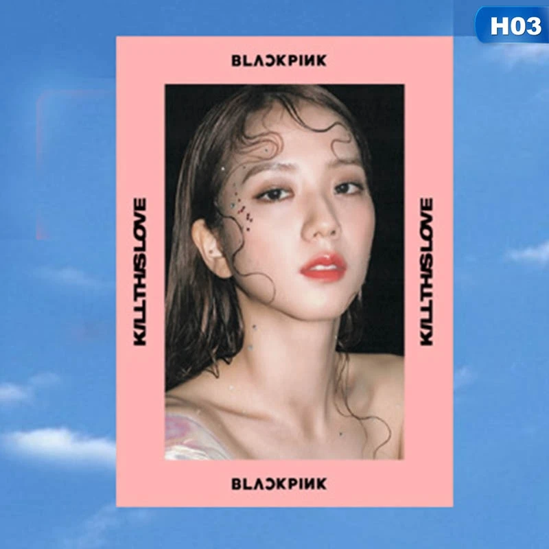 1 шт. Kpop Blackpink Kill This Love Photo Stikcy Card Дженни Лиза HD фотостудия наклейка альбом кристальная карта наклейка