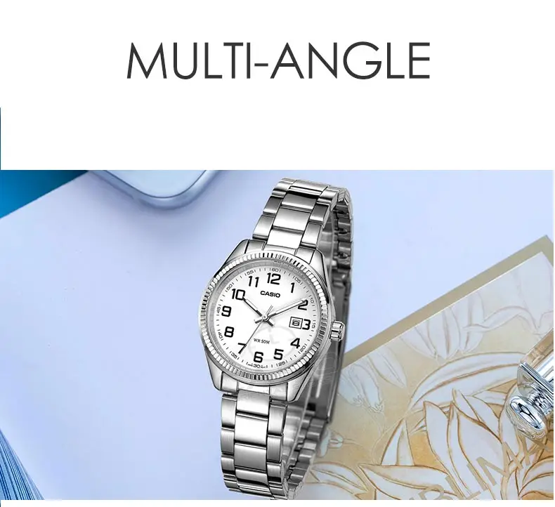 CASIO Часы для женщин дамы кварцевые часы Леди наручные часы Relogio Feminino Montre relogio Mujer световой указатель LTP-1302D-1A1