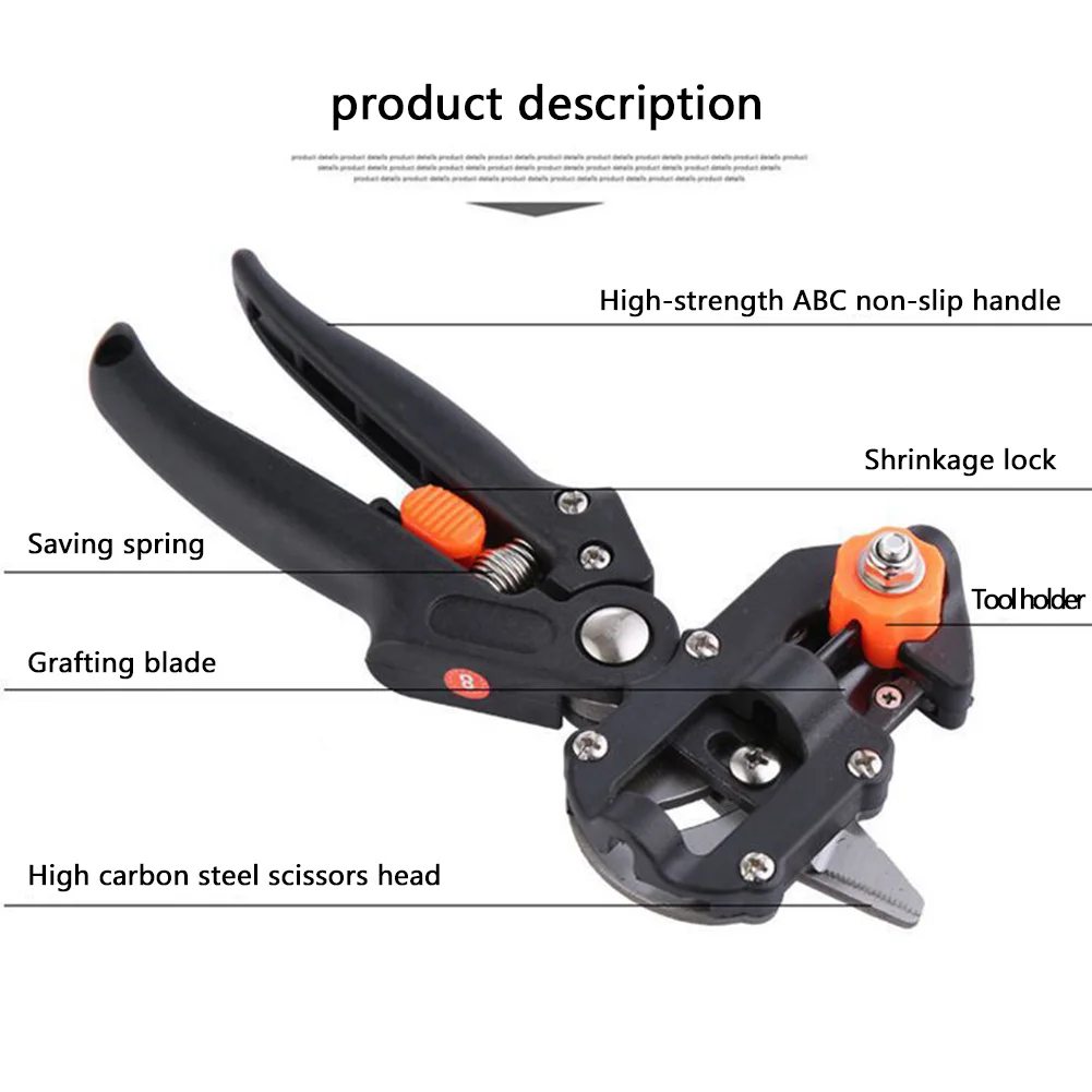 

Hot Garden Nursery Fruit Tree Grape Vine Pruner Shears Scissor Grafting Cutting Pruning Tools Set FQ-ing