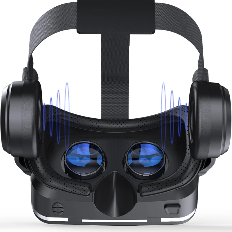 original vr shinecon 6 0 headset version virtual reality 3d glasses helmets smartphone full package controller free global shipping