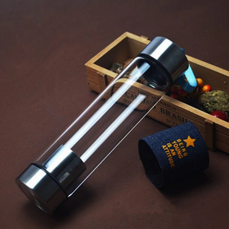 Высококачественная стеклянная бутылка для воды 450 мл с ситечком чая my drink 500