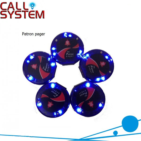 Restaurant wireless customer queue pager system 1 transmitter with 15 blue coaster pagers | Компьютеры и офис