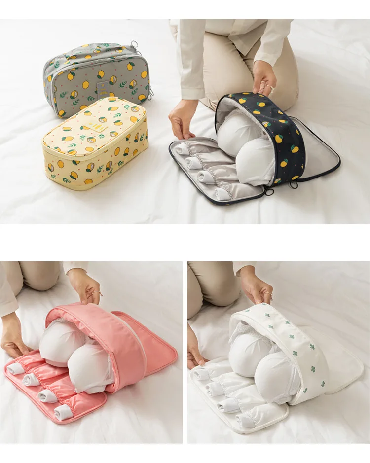 Portable Travel Underwear Storage Bag Multi-function Large Capacity Travel Underwear Bra Storage Bag Clothing Sorting Bag