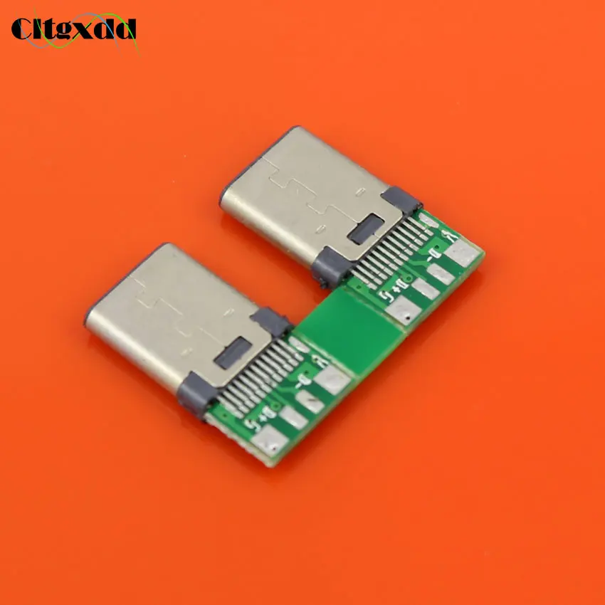 Штепсельная Вилка cltgxdd N-376 1 шт. 24 разъема USB 3 Тип C/ Type-C с платой для ПК |
