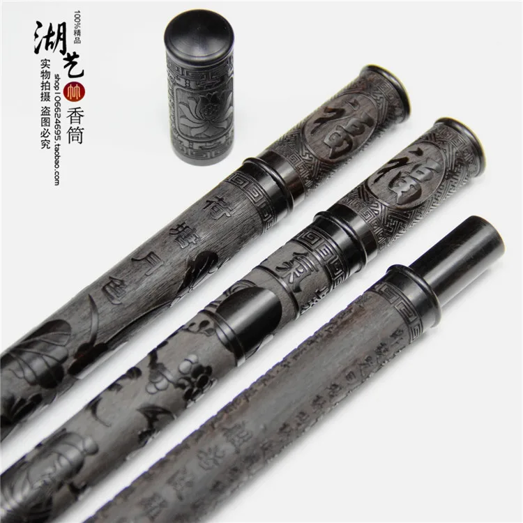 Высококачественная черная деревянная ручка длинная конусная трубка для
