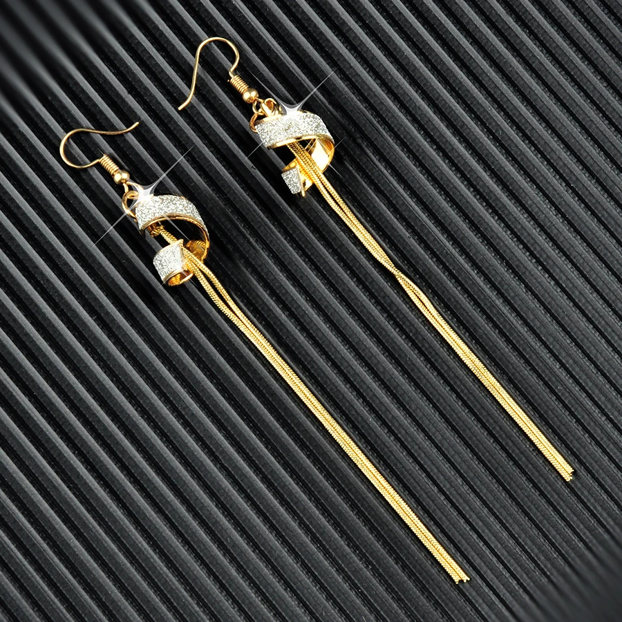 MQ Fashion Earrings Unique Charming Gold Dangle Drop Long Tassel Vintage Bohemian For Women Jewelry Brincos | Украшения и