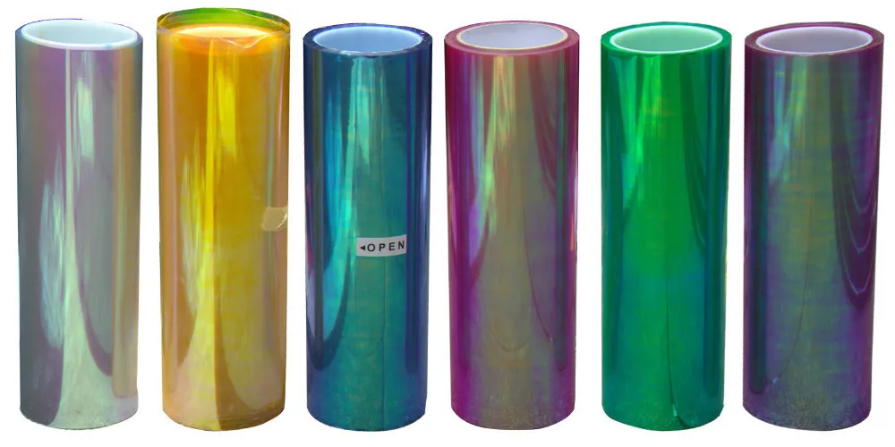 150 см * 30 блестящий Хамелеон авто стайлинг фары задние фонари пленка огни