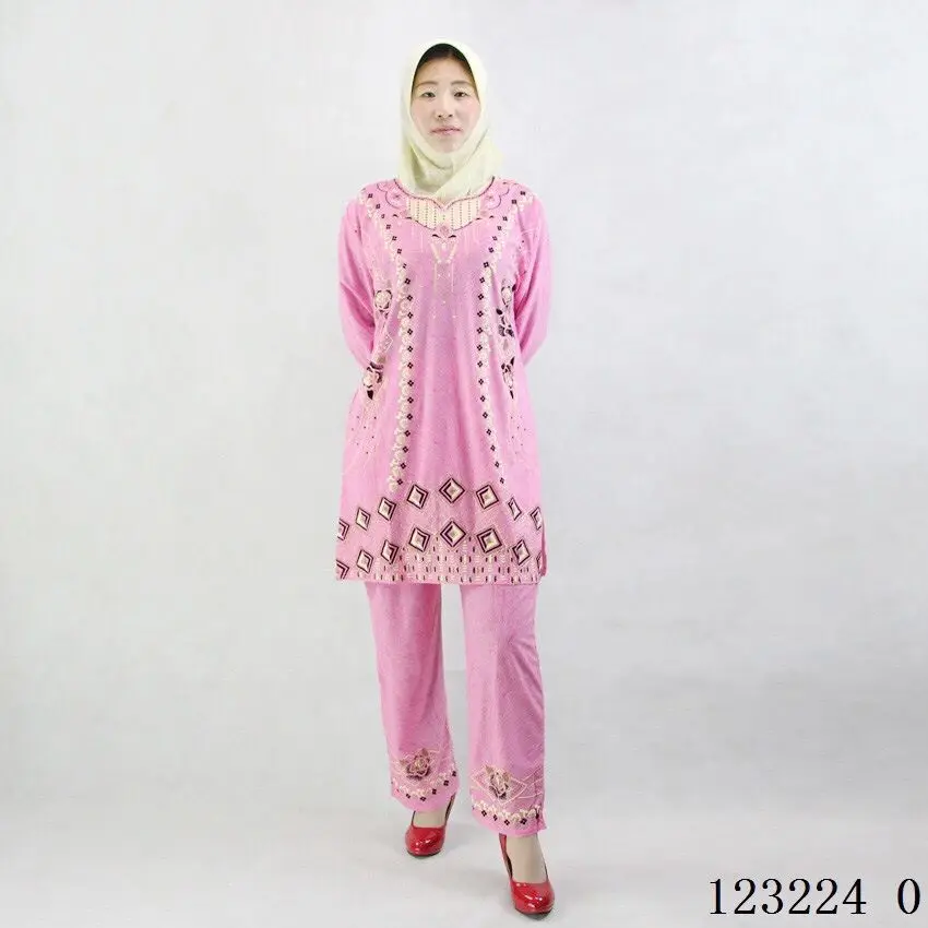 Ice silk salwar kameez одежда с принтом, костюм из 2 предметов, традиционная индийская Женская одежда, 123220