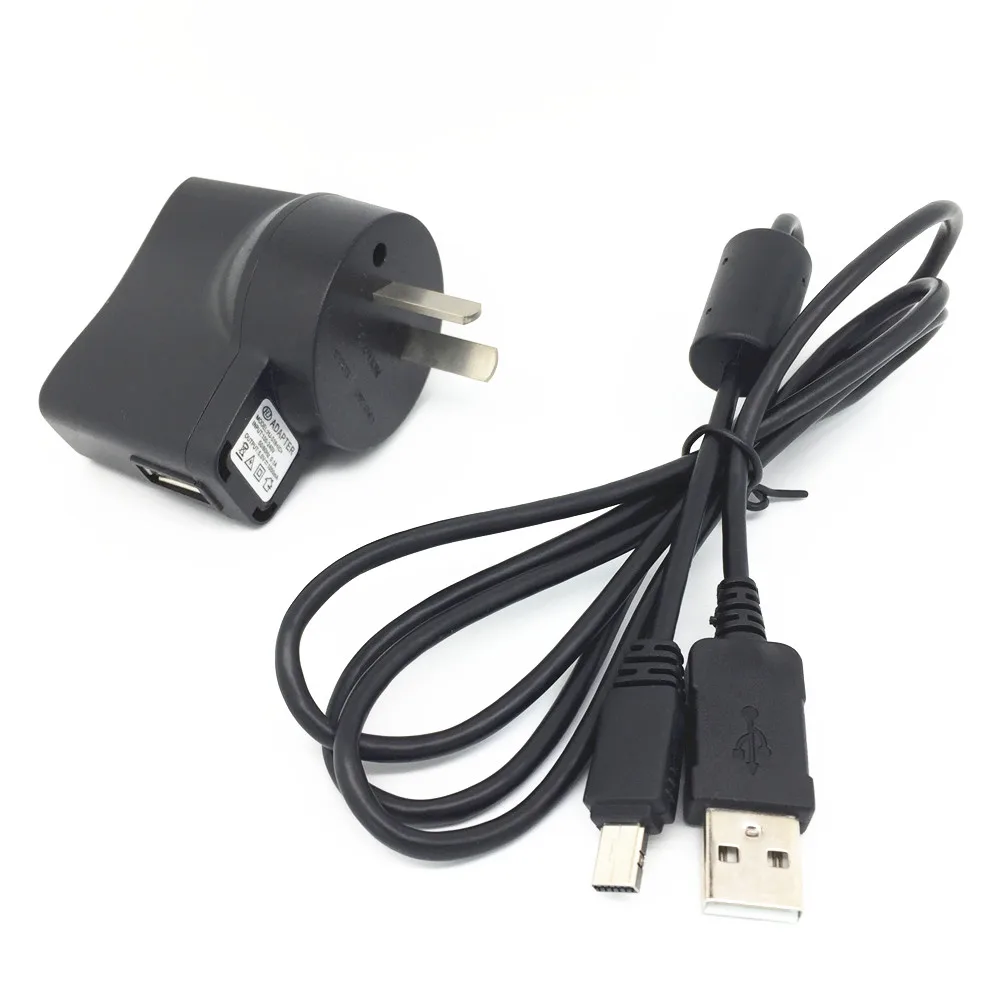 US EU AU UK настенный адаптер зарядное устройство USB кабель для CASIO Exilim EX S10 S12 Z100 Z150 Z200