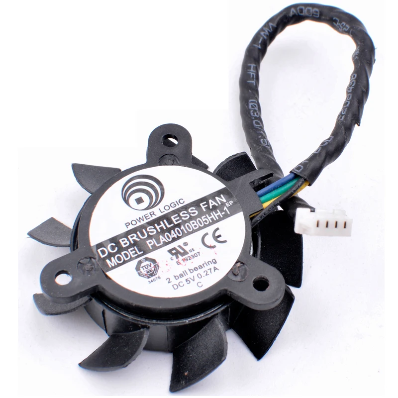 Абсолютно новый оригинальный PLA04010B05HH 1 25 мм 37 DC5V 0.27A Бескаркасный Вентилятор